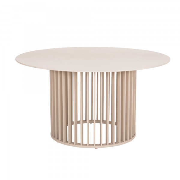 Στρογγυλό Τραπέζι Αλουμινίου με Sintered Stone Top