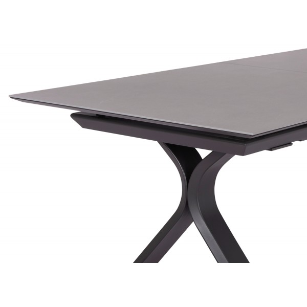 Γκρι Επεκτεινόμενο Τραπέζι Αλουμινίου 2.4Μ