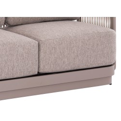 Καθιστικό Αλουμινίου Μπεζ σετ 4 τεμαχίων