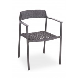 Καρέκλα Αλουμινίου σε Γκρι Χρώμα 