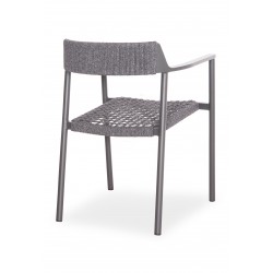 Καρέκλα Αλουμινίου σε Γκρι Χρώμα Καρέκλα Αλουμινίου σε Γκρι Χρώμα