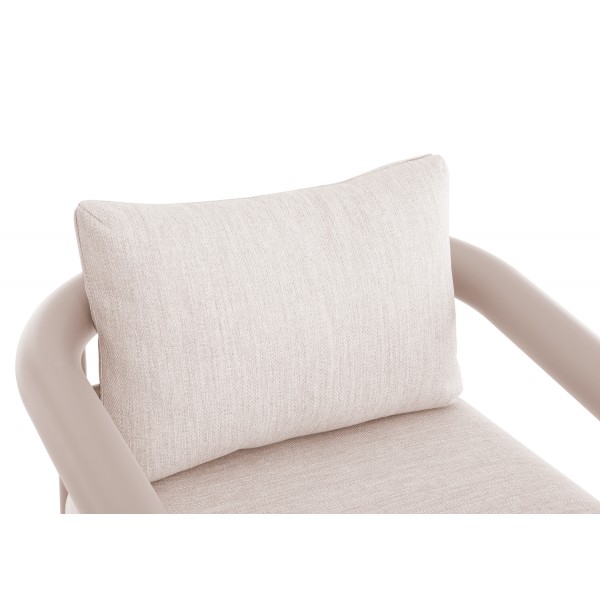 Μπεζ Καθιστικό Αλουμινίου Σετ 4 τεμαχίων Μπεζ Καθιστικό Αλουμινίου Σετ 4 τεμαχίων