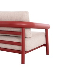 Κόκκινο Καθιστικό Αλουμινίου Σετ 4 τεμαχίων Κόκκινο Καθιστικό Αλουμινίου Σετ 4 τεμαχίων