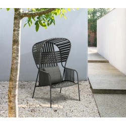 Πολυθρόνα Αλουμινίου Γκρι