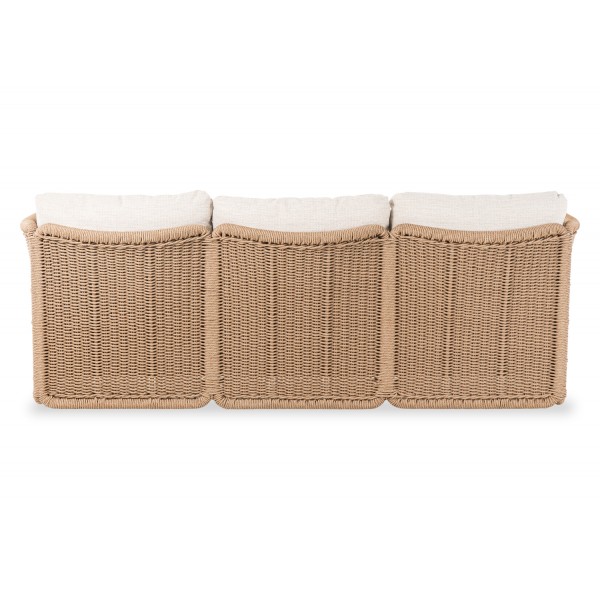 Καθιστικό Αλουμινίου με Wicker Set 4 τεμαχίων