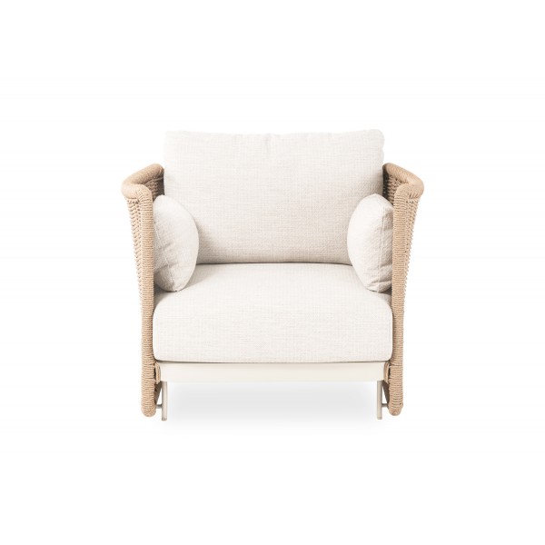 Καθιστικό Αλουμινίου με Wicker Set 4 τεμαχίων