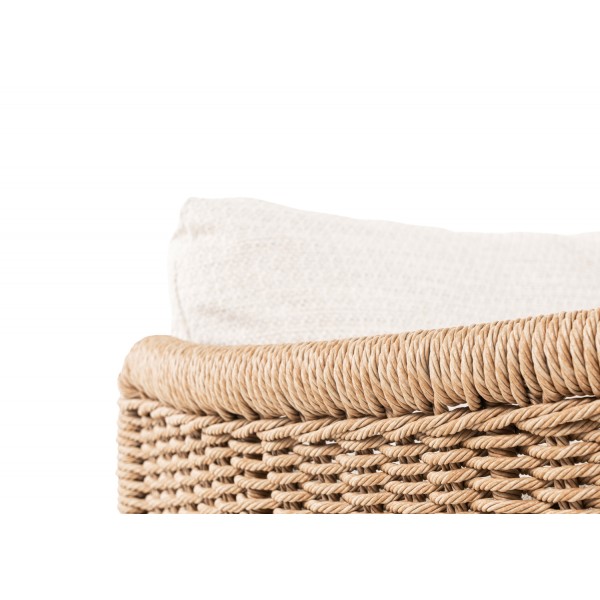 Καθιστικό Αλουμινίου με Wicker Set 4 τεμαχίων