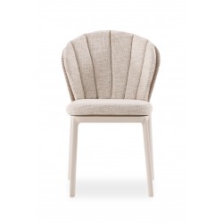 Καρέκλα Λευκή Κρεμ Αλουμινίου με Σχοινί Καρέκλα Λευκή Κρεμ Αλουμινίου με Σχοινί