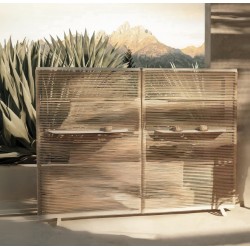 Διαχωριστικό Αλουμινίου με Σχοινί