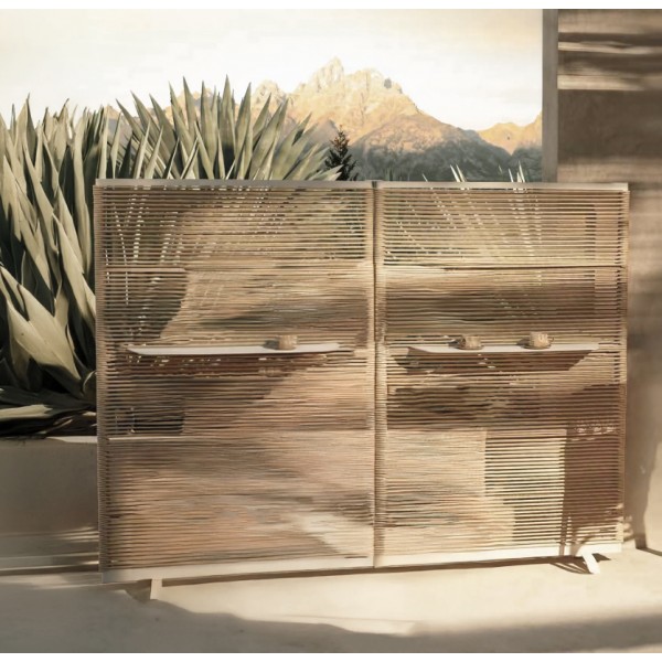 Διαχωριστικό Αλουμινίου με Σχοινί