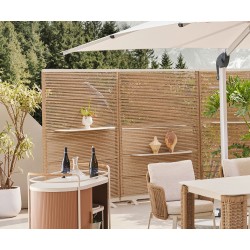 Διαχωριστικό Αλουμινίου με Σχοινί