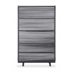 Γκρι Διαχωριστικό Αλουμινίου με Σχοινί 