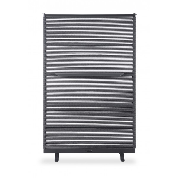 Γκρι Διαχωριστικό Αλουμινίου με Σχοινί 