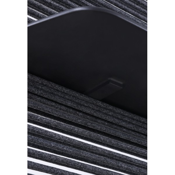 Γκρι Διαχωριστικό Αλουμινίου με Σχοινί 