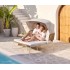 Daybed Αλουμινίου με Σκίαστρο