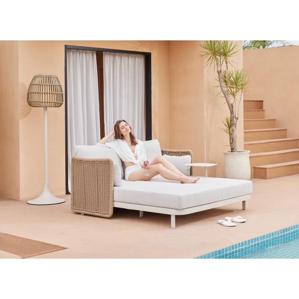 Daybed Αλουμινίου με Συνθετικό Rattan