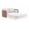Daybed Αλουμινίου με Συνθετικό Rattan