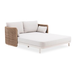 Daybed Αλουμινίου με Συνθετικό Rattan