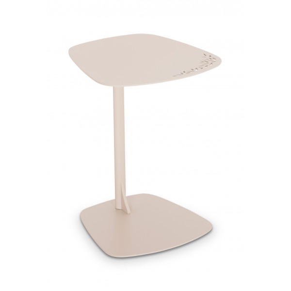 Side Table Αλουμινίου Εκρού