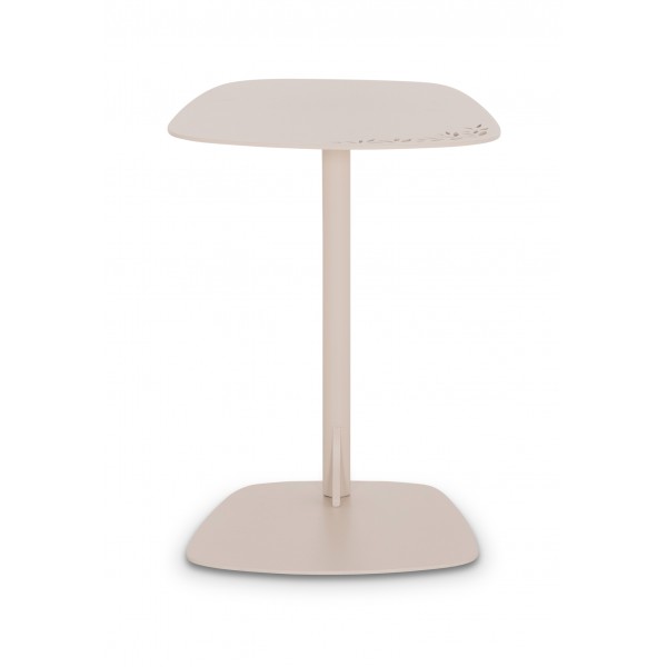 Side Table Αλουμινίου Εκρού