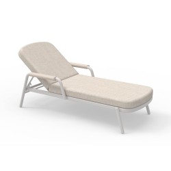 Κρεμ Ξαπλώστρα Aλουμινίου με Μαξιλάρι