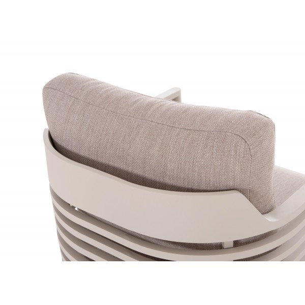 Γκρι Σαλόνι Αλουμινίου Σετ 4 Τεμαχίων