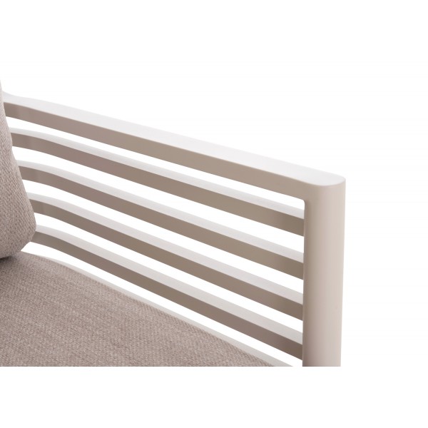 Γκρι Σαλόνι Αλουμινίου Σετ 4 Τεμαχίων