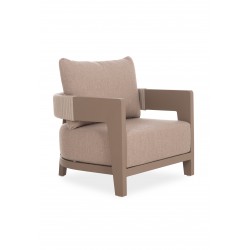 Κρεμ Πολυθρόνα Αλουμινίου με Πολυεστερικό Σχοινί