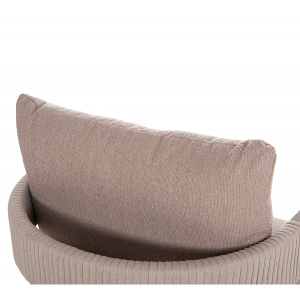 Κρεμ Πολυθρόνα Αλουμινίου με Πολυεστερικό Σχοινί