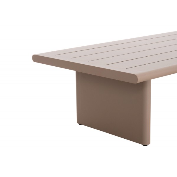 Coffee Table Αλουμινίου Κρεμ Coffee Table Αλουμινίου Κρεμ