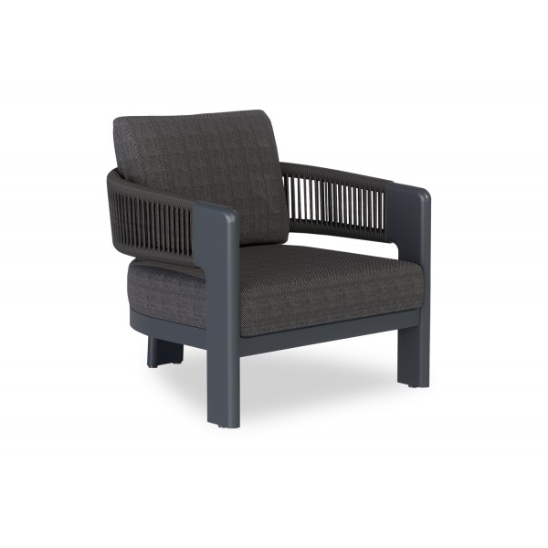 Μπεζ Σαλόνι Αλουμινίου με Σχοινί Σετ 4 τεμαχίων