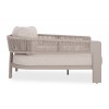 Κρεμ Daybed Αλουμινίου με Σχοινί και Μπεζ Μαξιλάρια
