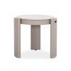 Μπεζ Side Table Αλουμινίου
