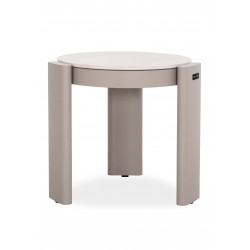 Μπεζ Side Table Αλουμινίου