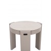 Μπεζ Side Table Αλουμινίου