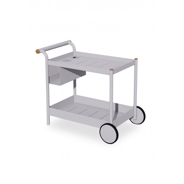Λευκό Trolley Bar Αλουμινίου