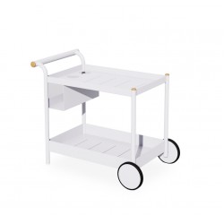 Λευκό Trolley Bar Αλουμινίου Λευκό Trolley Bar Αλουμινίου