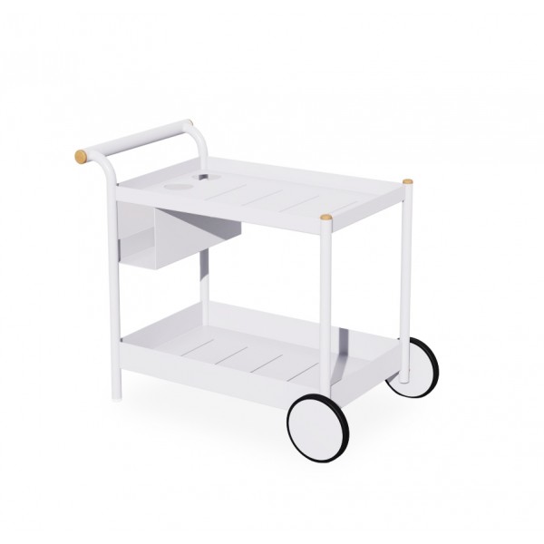 Λευκό Trolley Bar Αλουμινίου