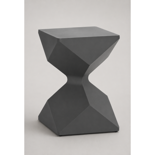 Side Table Αλουμινίου Γκρι Large Side Table Αλουμινίου Γκρι Large