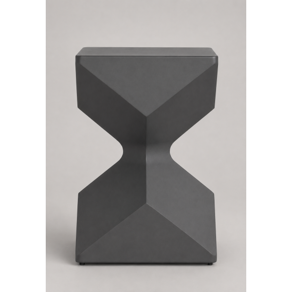 Side Table Αλουμινίου Γκρι Large Side Table Αλουμινίου Γκρι Large