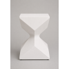 Side Table Αλουμινίου Off White Small