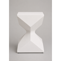 Side Table Αλουμινίου Off White Small