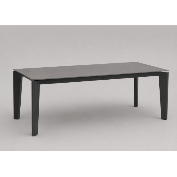 Γκρι Τραπέζι Αλουμινίου με Sintered Stone Top