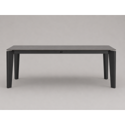 Γκρι Τραπέζι Αλουμινίου με Sintered Stone Top
