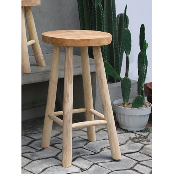 Σκαμπό από Ξύλο Teak Σκαμπό από Ξύλο Teak