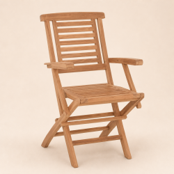 Αναδιπλούμενη Καρέκλα από Ξύλο Teak