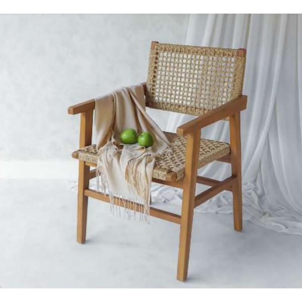 Πολυθρόνα από Ξύλο Teak με Σχοινί Viro