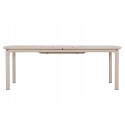 Μπεζ Επεκτεινόμενο Τραπέζι Αλουμινίου