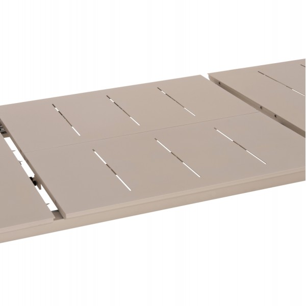 Μπεζ Επεκτεινόμενο Τραπέζι Αλουμινίου