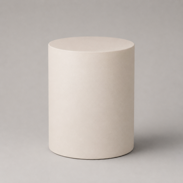Κρεμ Side Table Ινοτσιμέντου Κρεμ Side Table Ινοτσιμέντου